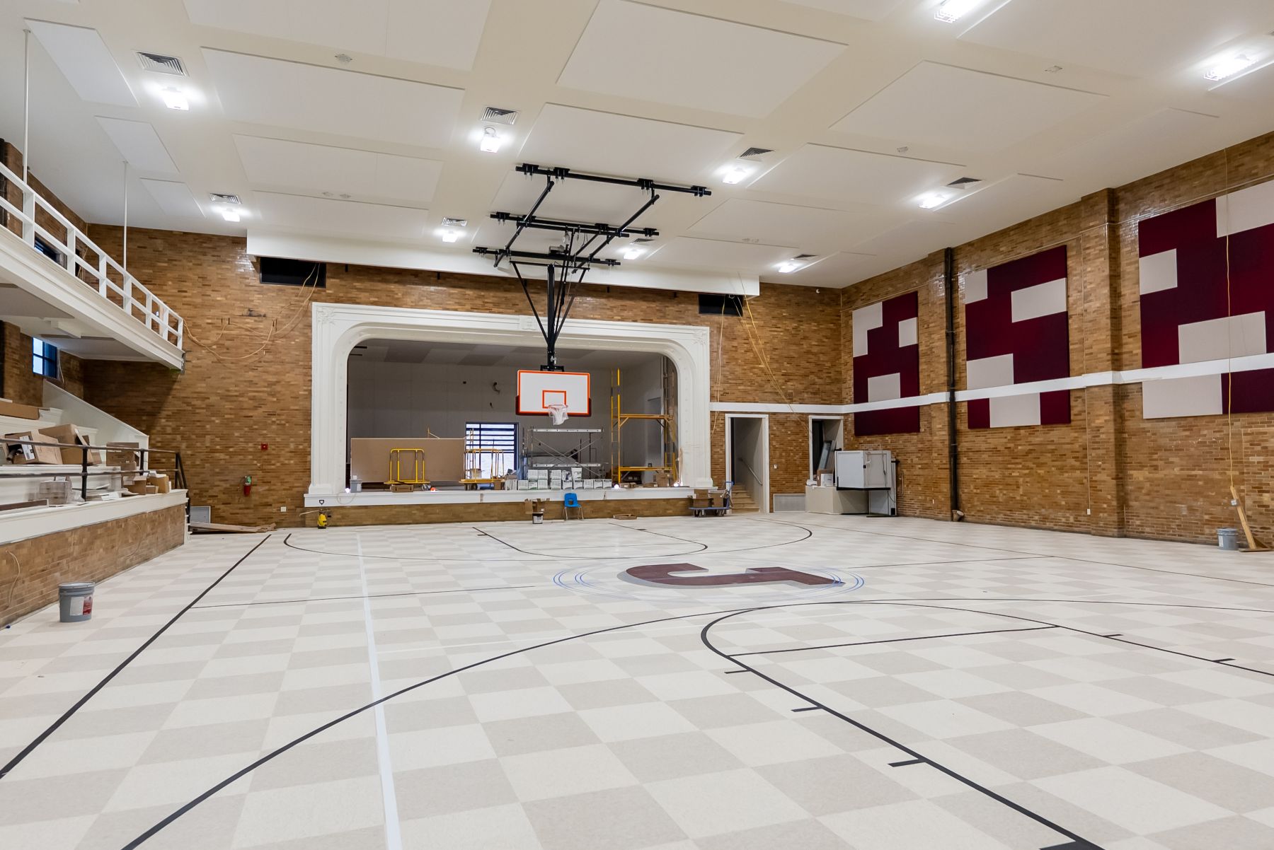 Baugo - Jimtown Historic Gym construction details in Elkhart, IN by R. Yoder Construction